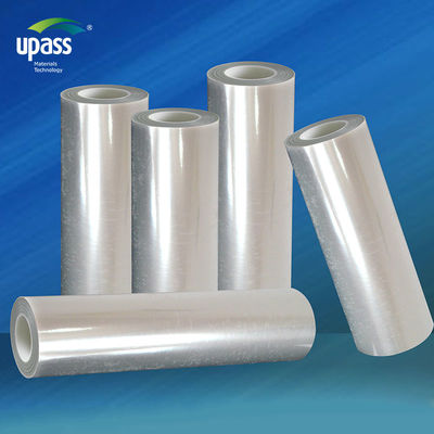 Bộ phim polyester kim loại PET 12 micron Bộ phim polyester kim loại hóa Bộ phim polyester phản xạ