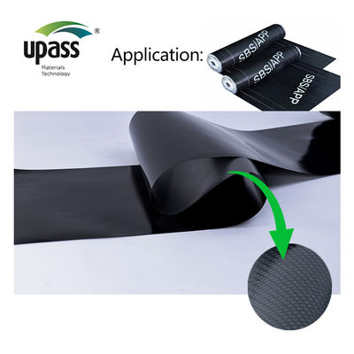 Vật liệu bề mặt nhựa phim liên kết chéo HDPE cho màng chống thấm bitum biến tính polymer tự dính