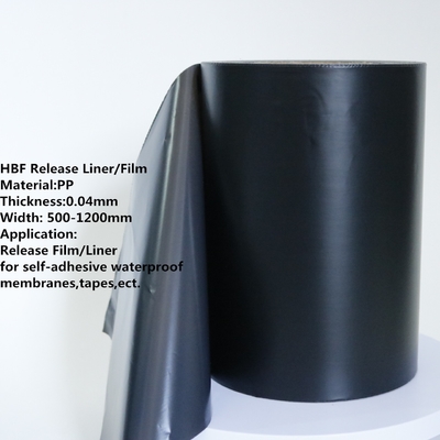 Lớp lót phát hành PP tráng silicone cho màng chống thấm tự dính