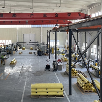 Dimensional 70um Yellow HDPE Wrap Film cho máy thu bông CP770