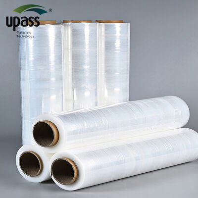 Nhãn hiệu Đèn Đẹp Độ bền PE Lượng thực phẩm Màn hình trải dài trong suốt Vỏ phim băng mềm Kiểm tra nước Supermarket 50m