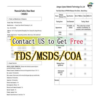 HDPE Perforable Film for SBS Waterproofing Membrane Customizable Width Hole Distribution Cutting Blow Molding Corona/Silicon