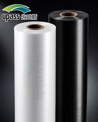 Thermal 7 micron HDPE Perforated Film for SBS Modified Bitumen Waterproof Membranes|Ultra-Thin, Torchable HDPE Film for SBS & APP Roofing Systems