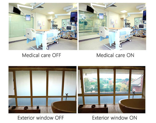 Quảng cáo Phim dán cửa sổ mờ điện 5000 Micron