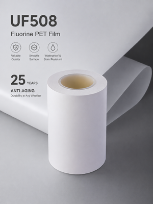 UF508 Phim PET Fluorine chống lão hóa Phim chống thời tiết cho màng chống nước